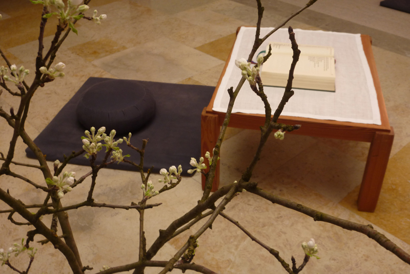 Blumenschmuck im Lassalle-Haus